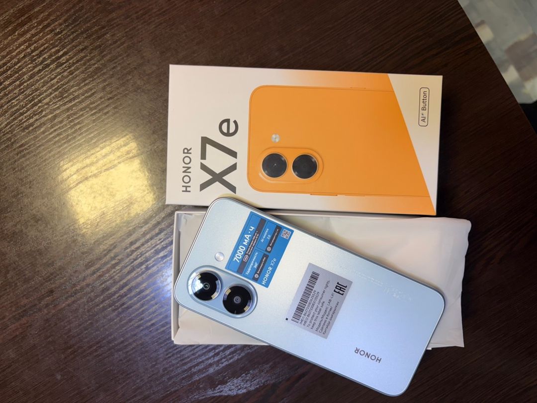 Honor X7e Blue 128GB/6GB — Mallar, Bakı (2)