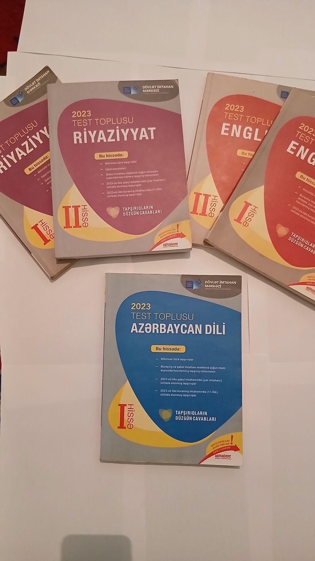 Azərbaycan dili Testlər 11-ci sinif, DİM, 1-ci hissə, 2023 il — Kitablar və jurnallar, Bakı