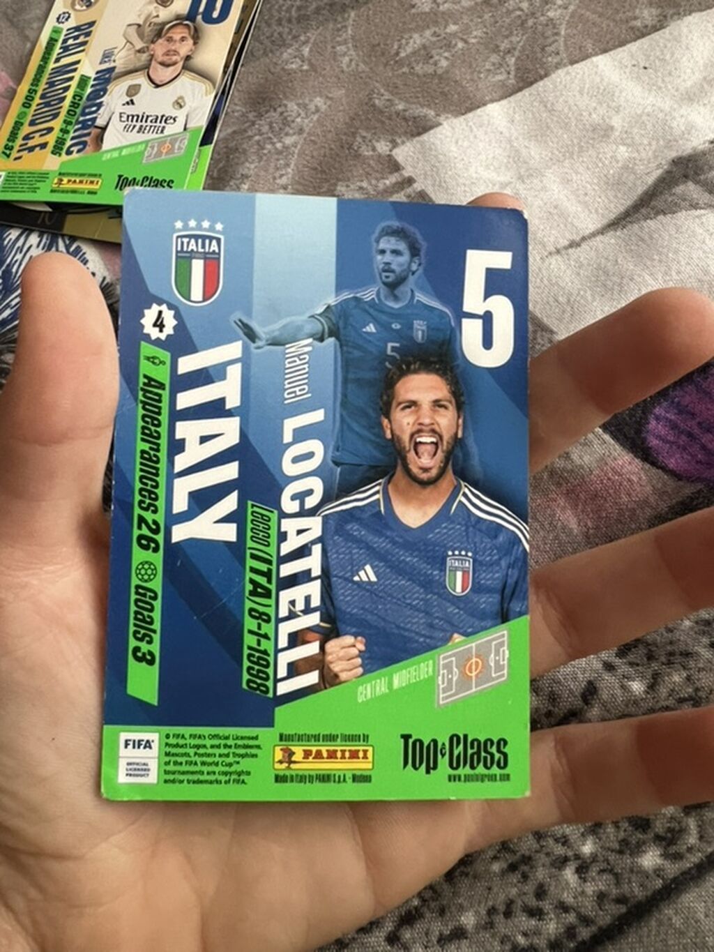 Panini “Top Class” futbol kolleksiya kartları dəsti Məzmun: - Panini — Mallar, Bakı (10)