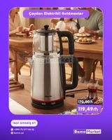 Çaydan Elektrikli Goldmaster - 2 hissəli dizayn: paslanmayan poladdan — Electric kettles and thermopots