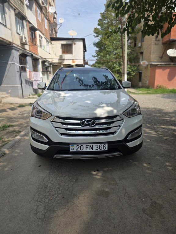 Hyundai Santa Fe, 2.4 L, 2013 il, 125 000 km — Avtomobillər, Gəncə (2)