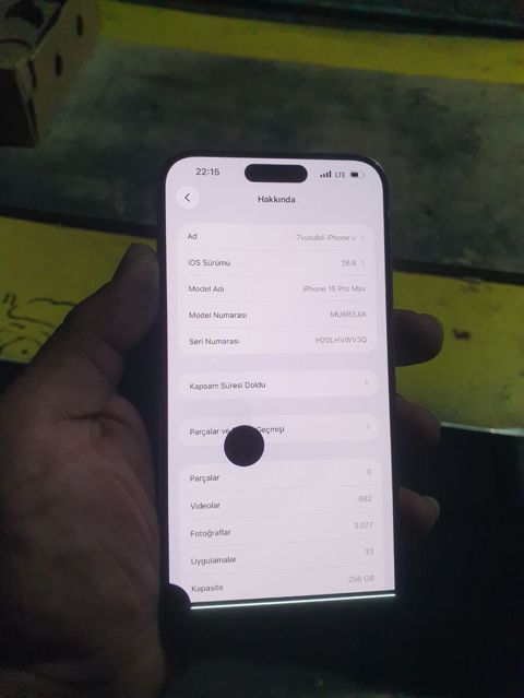 Apple iPhone 15 Pro Max, 256 GB, Natural Titanium