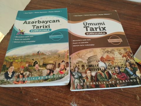 Tarix hazırlığı üçün 2 köməkçi vəsait dəsti: 1) “Azərbaycan Tarixi –