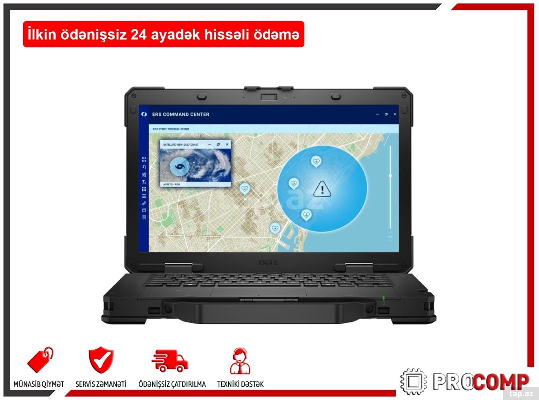 Laptop Dell Pro Rugged 14 — Elektronika, Bakı