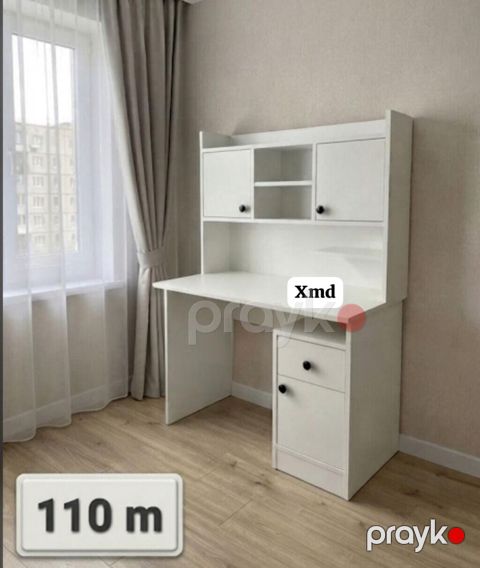 Düz masa, Stulsuz, Polkalı, Siyirməli, MDF — Bakı