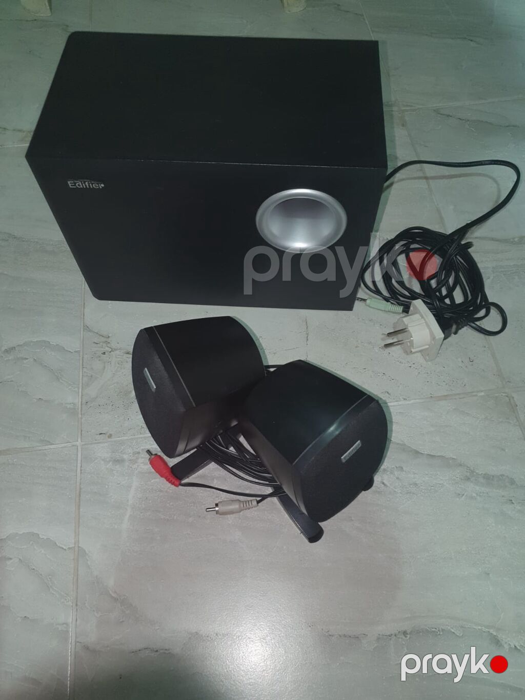 Edifier akustik sistemi — subwoofer və 2 satelit dinamiklər — Akustik sistemlər, Bakı (5)