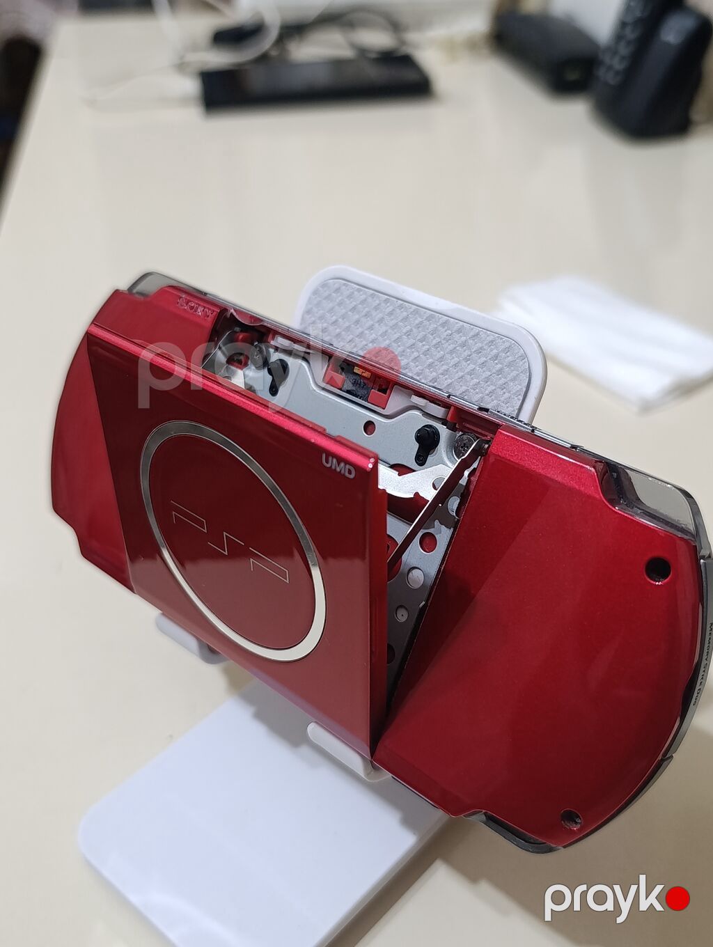 Sony PSP (PlayStation Portable) – qırmızı rəng 3004 heç bir problemi — Elektronika, Digah (2)