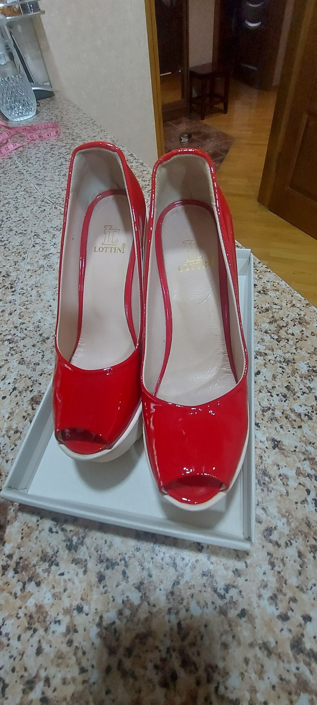 Qadın platformalı açıq burunlu tufli "Lottini" — Tufl, Bakı (3)
