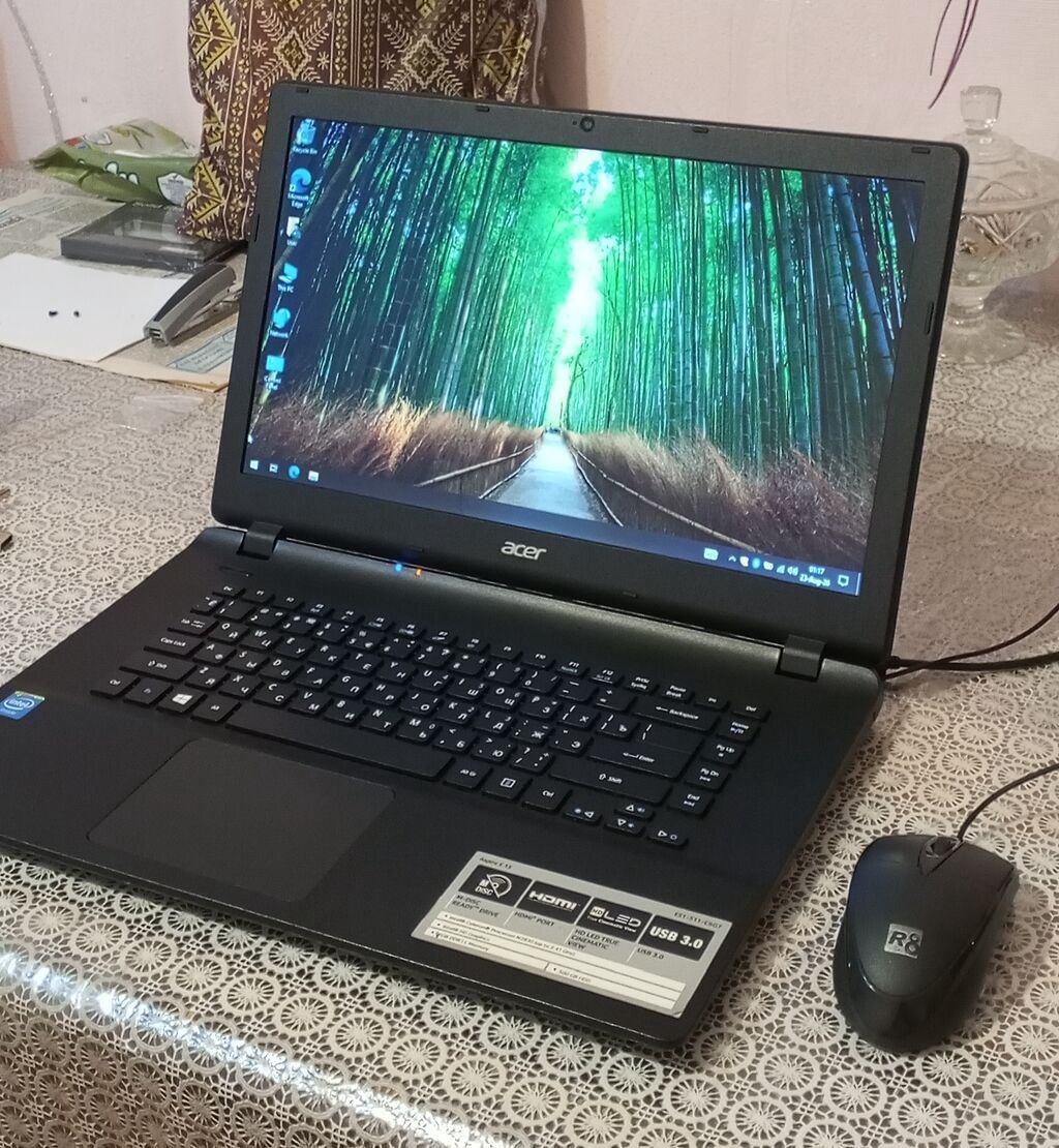Acer noutbuk Ofis isleri üçün idealdır 250 azn. - Ekran: 15.6" LED — Acer, Mingəçevir