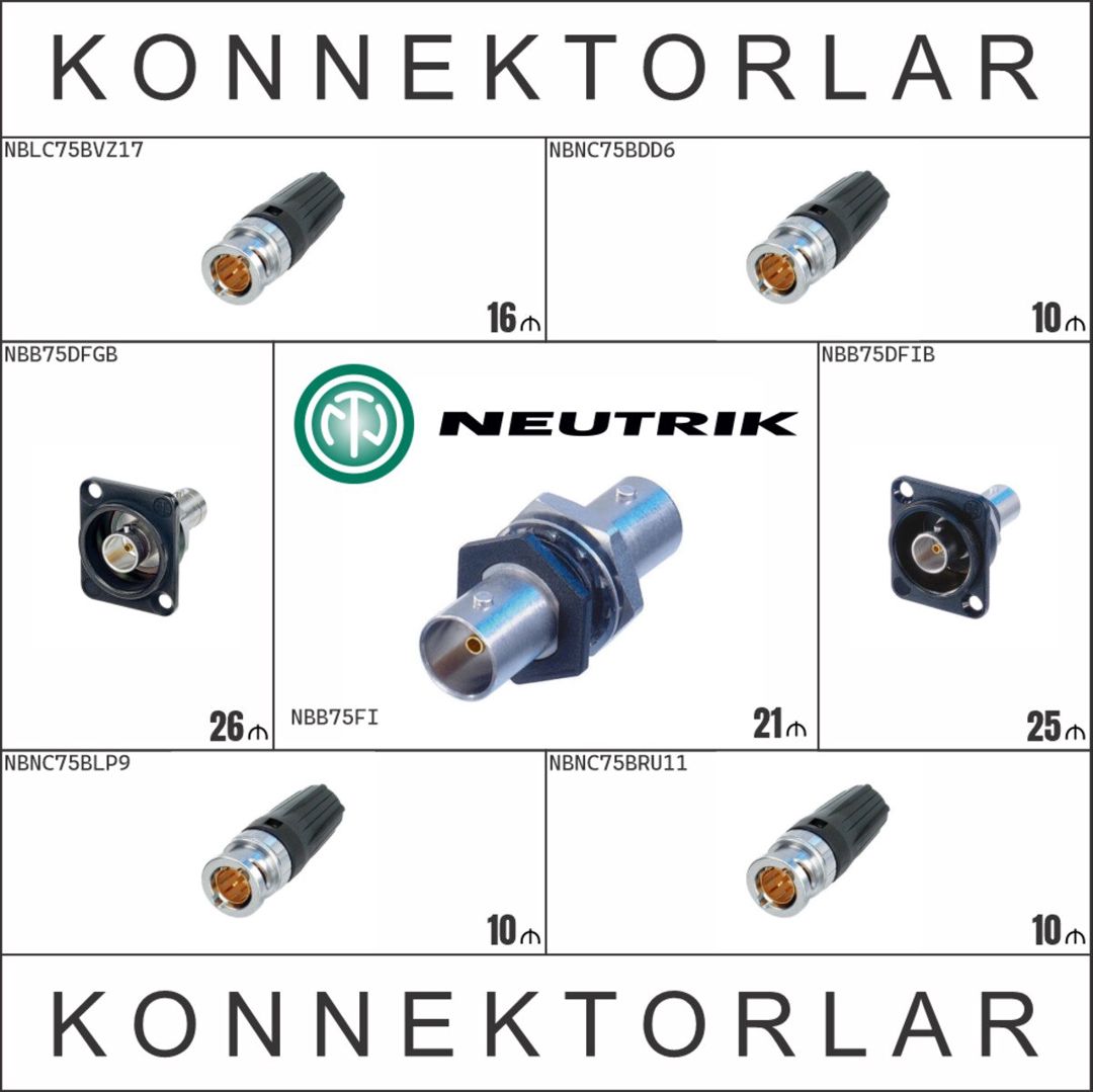 Neutrik, Rean konnektorlar — Musiqiə alətləri, Bakı (3)