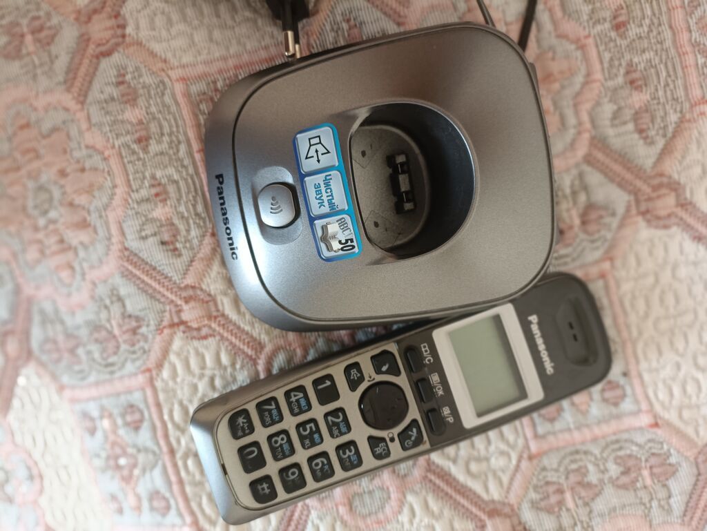Stasionar telefon Panasonic, Simsiz, İşlənmiş — Elektronika, Bakı (8)
