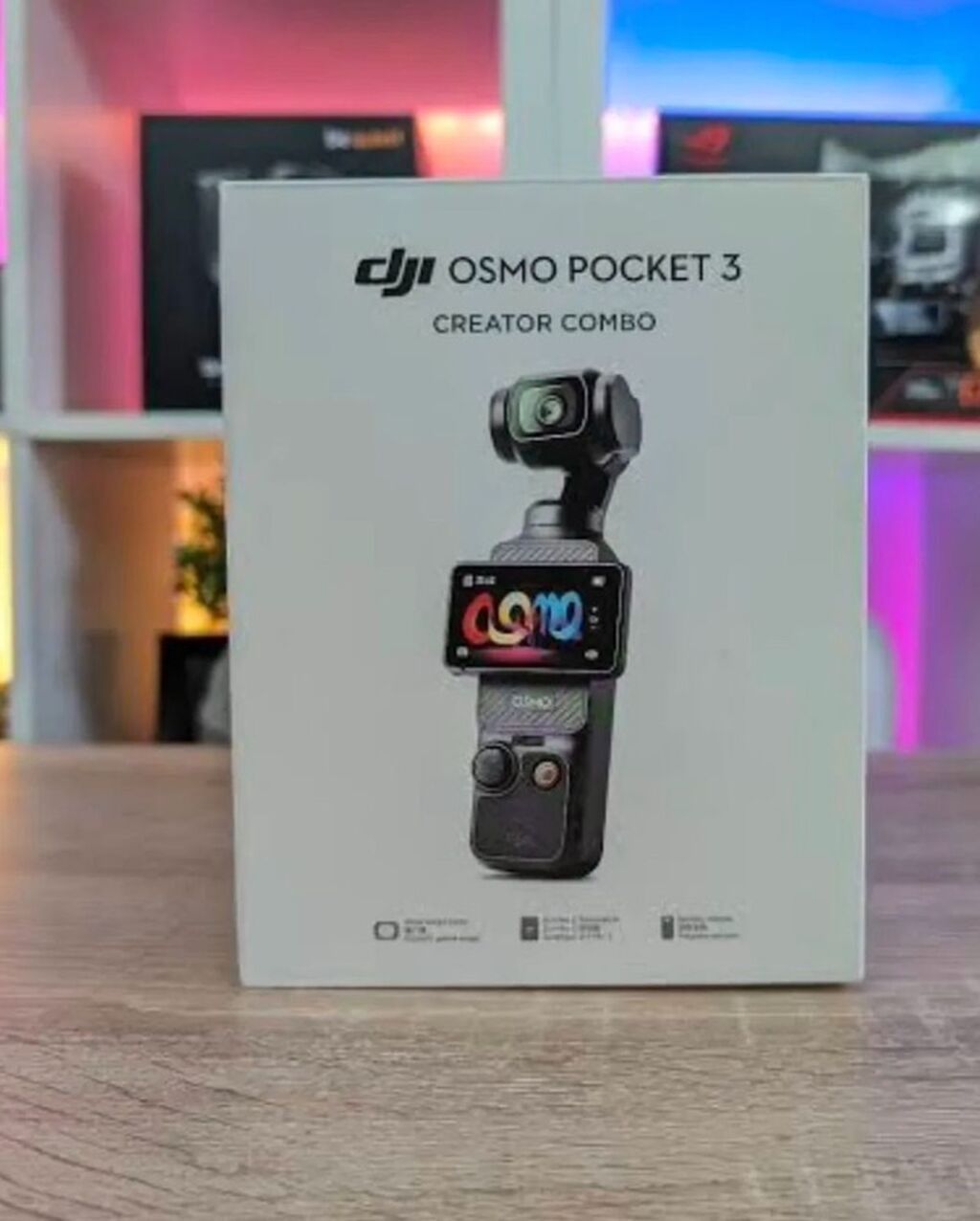 DJI Osmo Pocket 3 – Creator Combo - Kompakt, 3 oxlu stabilizatorlu əl — Video kamera, Bakı