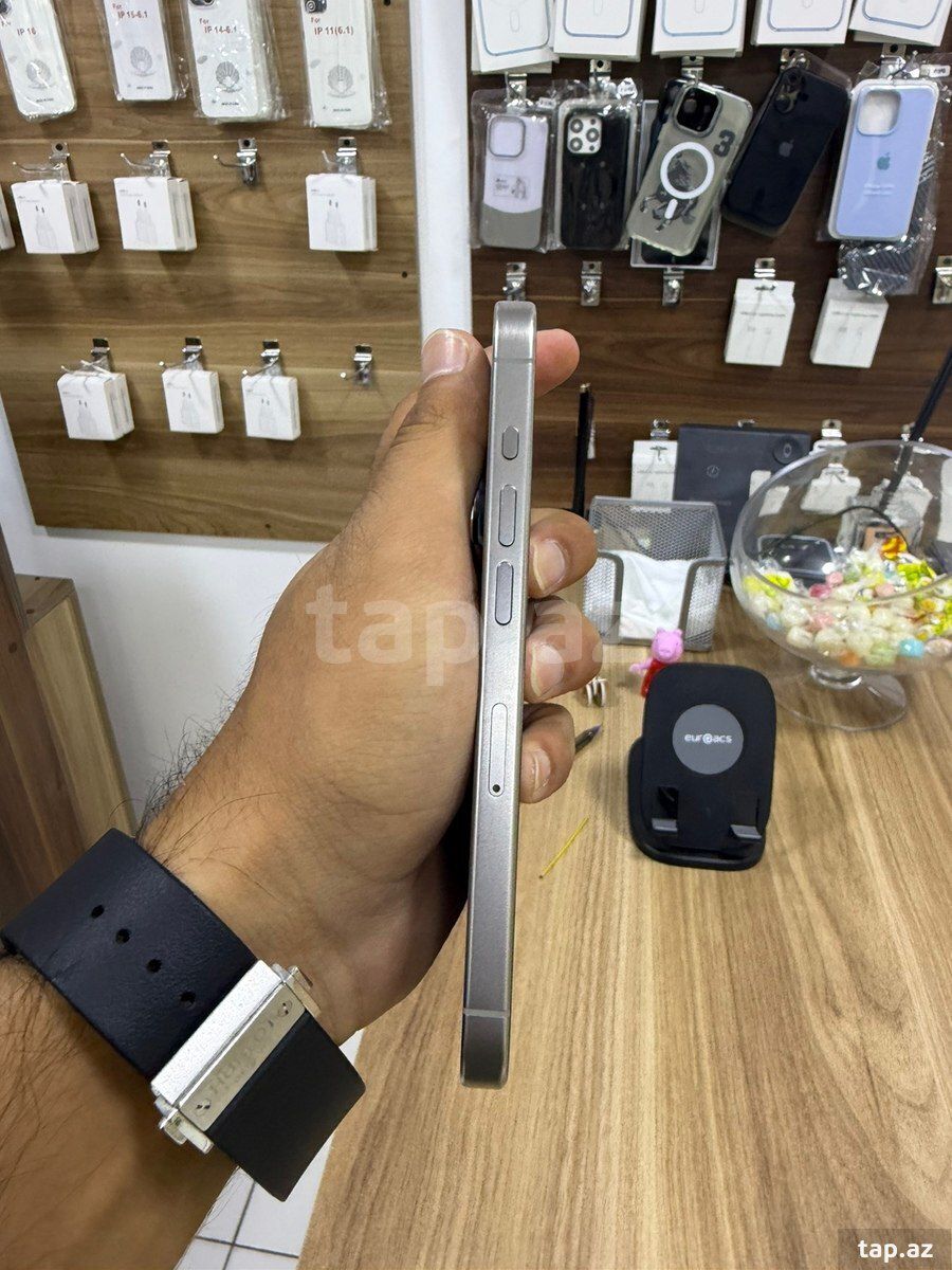 Apple iPhone 15 Pro Natural Titanium 128GB/8GB — Telefonlar və qadjetlər, Bakı (5)