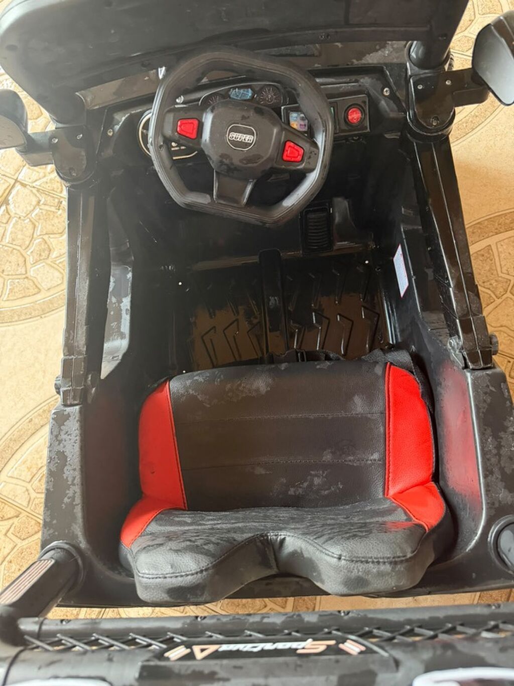 Uşaq üçün elektrikli minik maşını – off-road stildə, ikiyerli — Mallar, Gəncə (5)