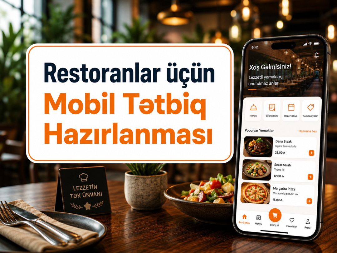 Restoranlar üçün mobil proqram hazırlanması — Mallar, Bakı