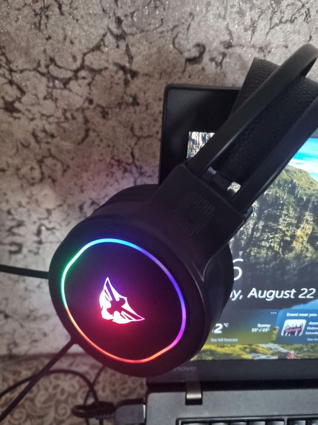 Oyun aksesuarları dəsti - RGB işıqlı simli klaviatura: Kompakt ölçü — Elektronika, Bakı (3)