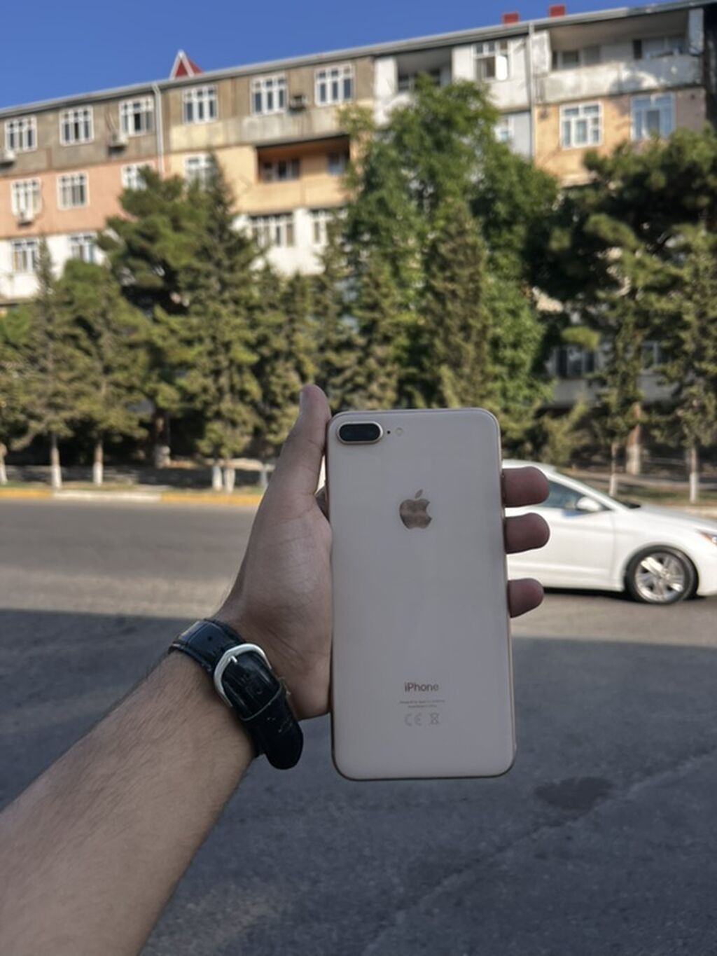 IPhone 8 Plus, Qızılı, Simsiz şarj — Apple iPhone, Sumqayıt