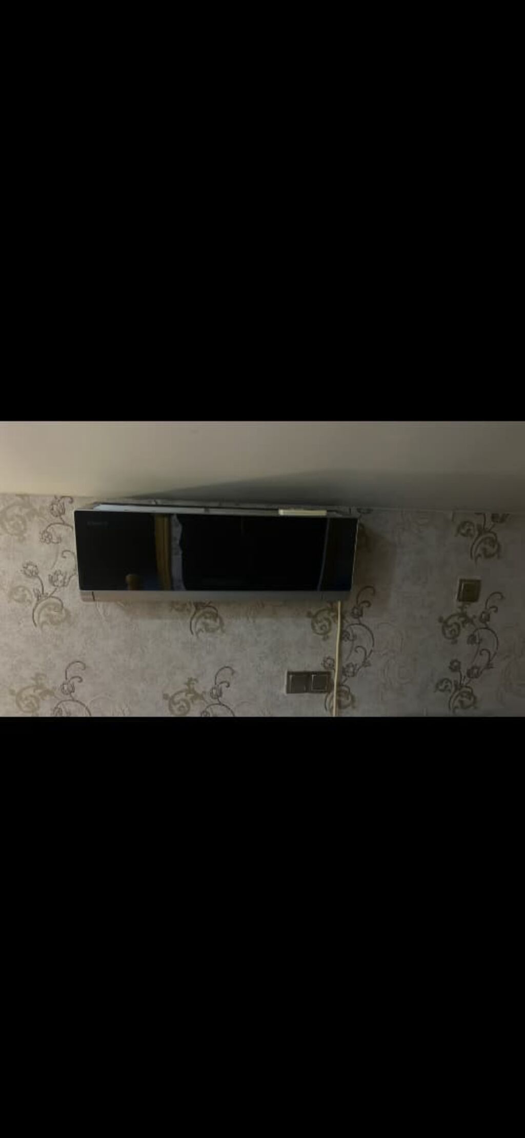 Galaxy kondisioner, 100 m² - divar tipli split sistem, qara panelli, işləyən