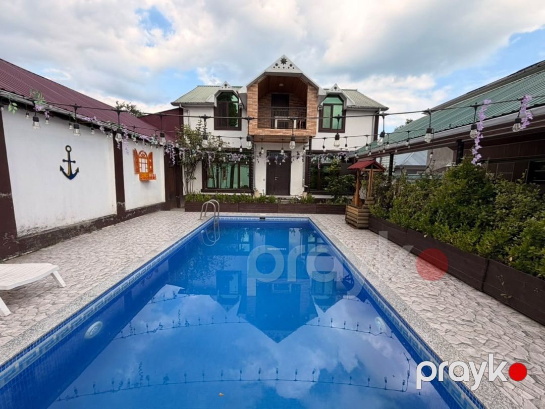 5 otaqlı həyət evi icarəsi, Qəbələ, 220 m² — Ev, villa, Qəbələ (2)