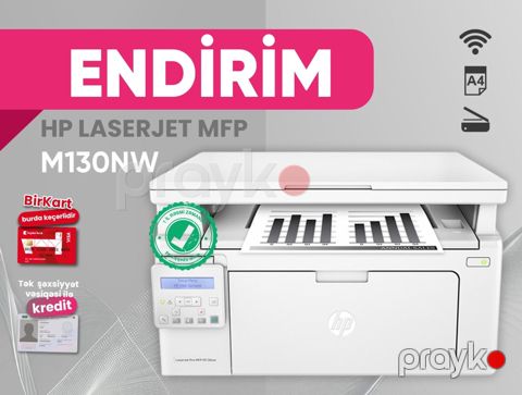 Printer HP LaserJet Pro MFP M130nw — Bakı