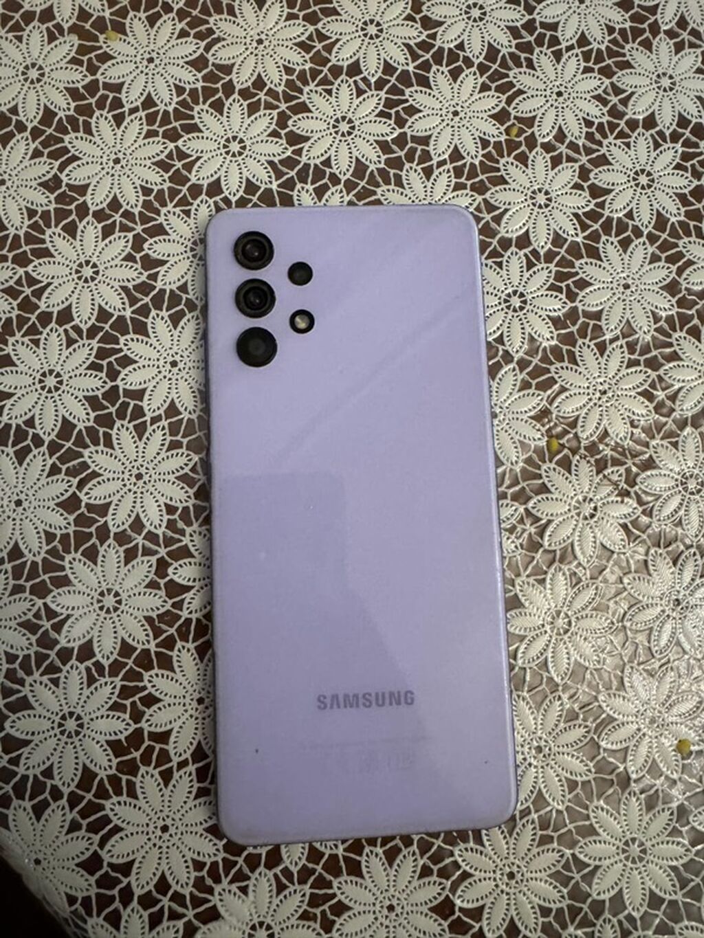 Samsung Galaxy A32, 128 GB, rəng - Bənövşəyi, Barmaq izi — Samsung, Mingəçevir (2)