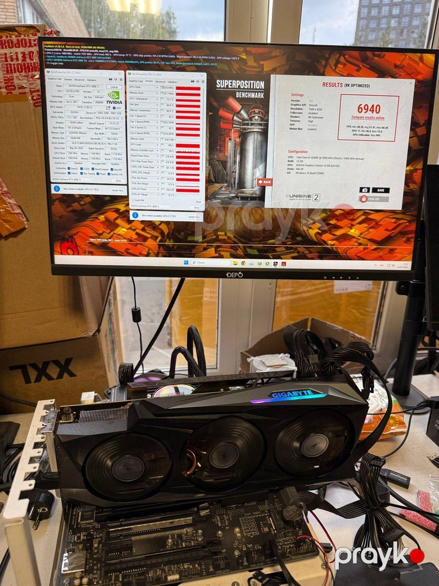 Gigabyte RTX 3080 Ti 10GB Non Rfb rep — Elektronika, Bakı (5)