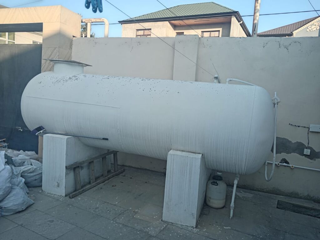 Yerüstü qaz çəni satılır. 5 ton 3000 azn Böyük həcmli, silindrik — Mallar, Masazır (2)