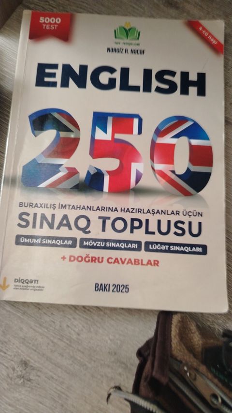 Məhsul: “English 250” – Buraxılış imtahanlarına hazırlaşanlar üçün
