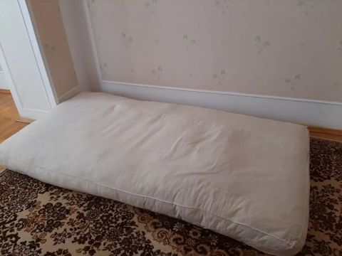 Təbii pambıq doldurulmuş döşək - Ölçü: təxminən 1 nəfərlik (təxminən
