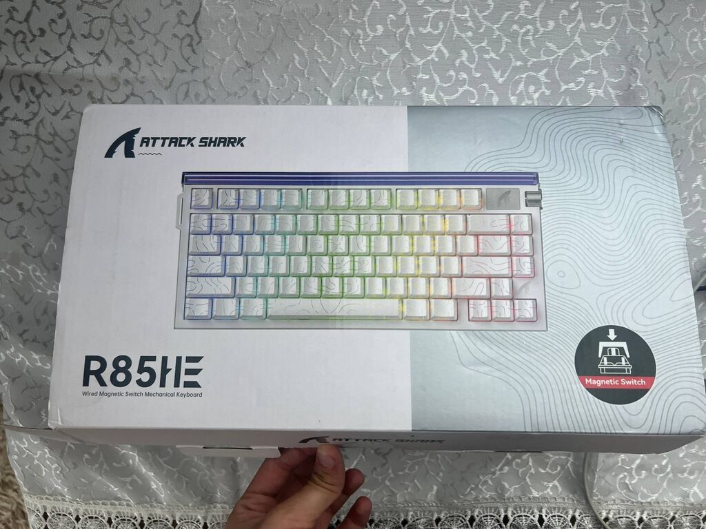 Attack Shark R85HE – maqnitik switchli simli mexaniki klaviatura - — Elektronika, Bakı