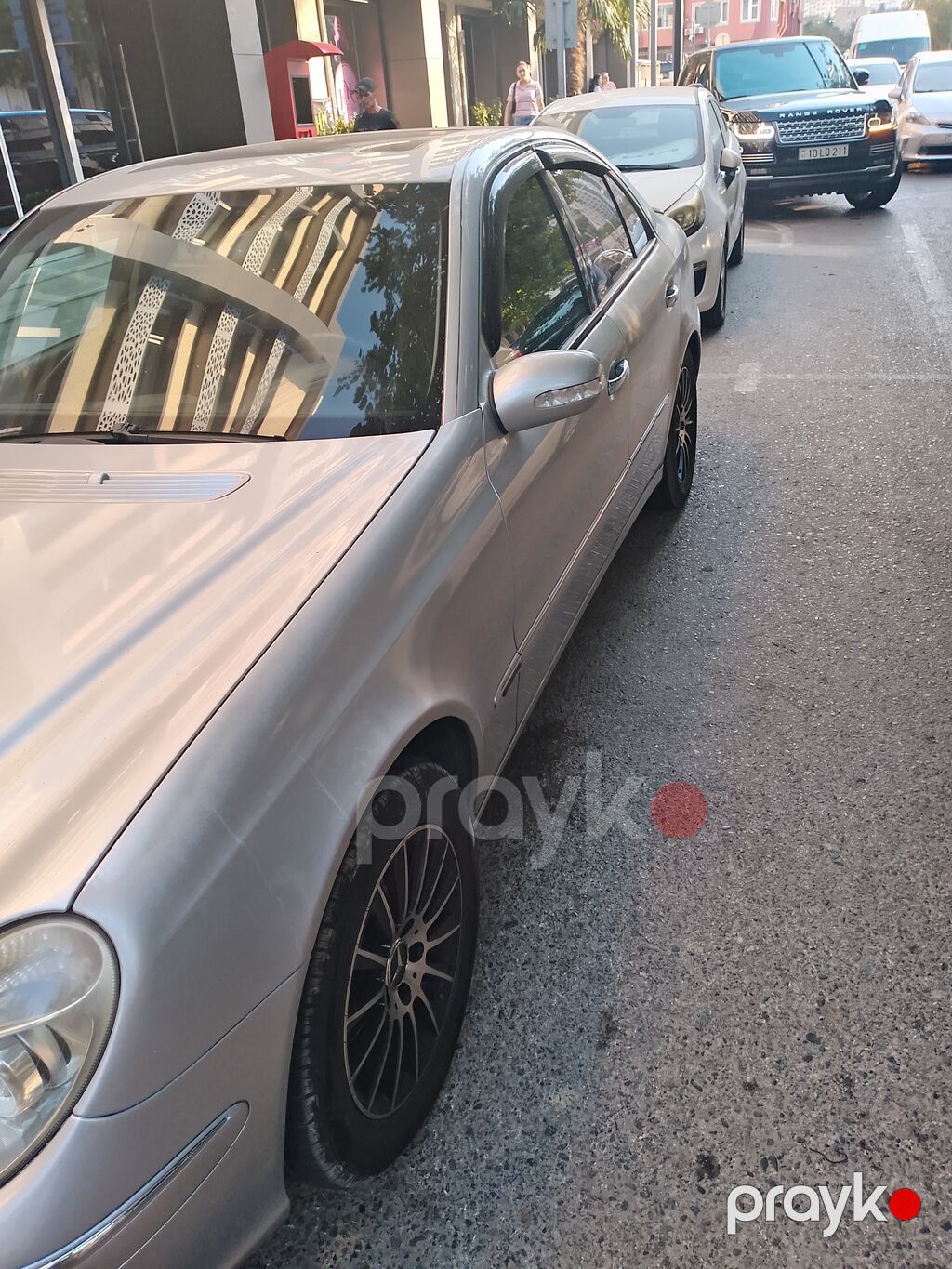 Mercedes-Benz E-Class sedan (W211) — gümüşü rəng, xrom paket 99-DZ-955 — Avtomobillər, Bakı (6)