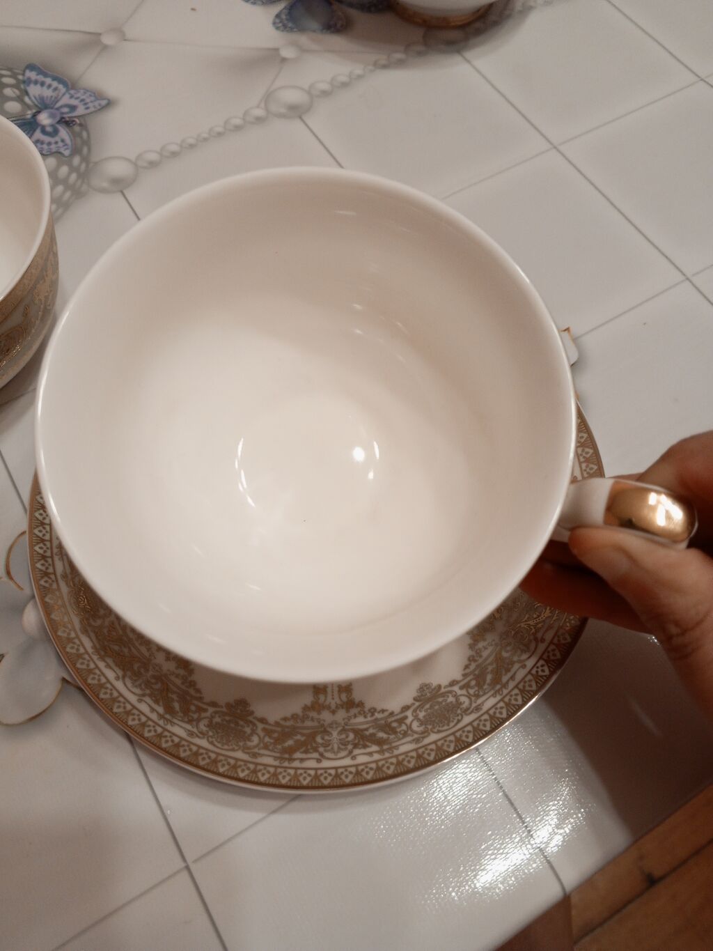 Stəkanlar, rəng - Qızılı — Mallar, Xırdalan (7)