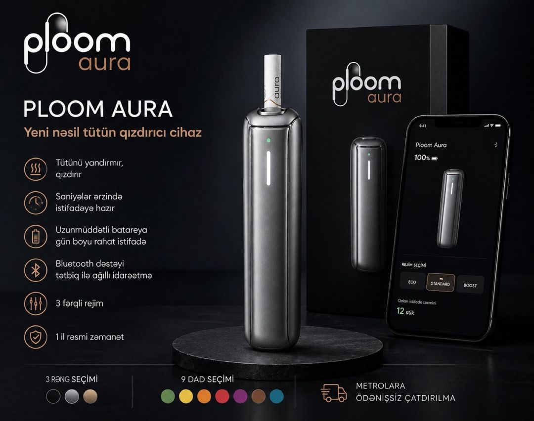 Tütün qızdırıcısı Ploom Aura — Şəxsi əşyalar, Bakı (3)