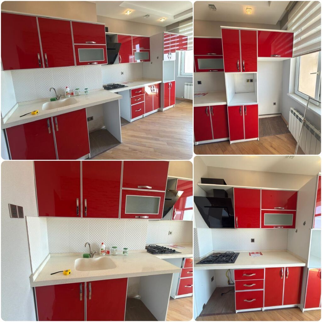 Mətbəx mebeli satilir 500 azn.Unvan ehmedli.olcusu 3,16 qazdan divara