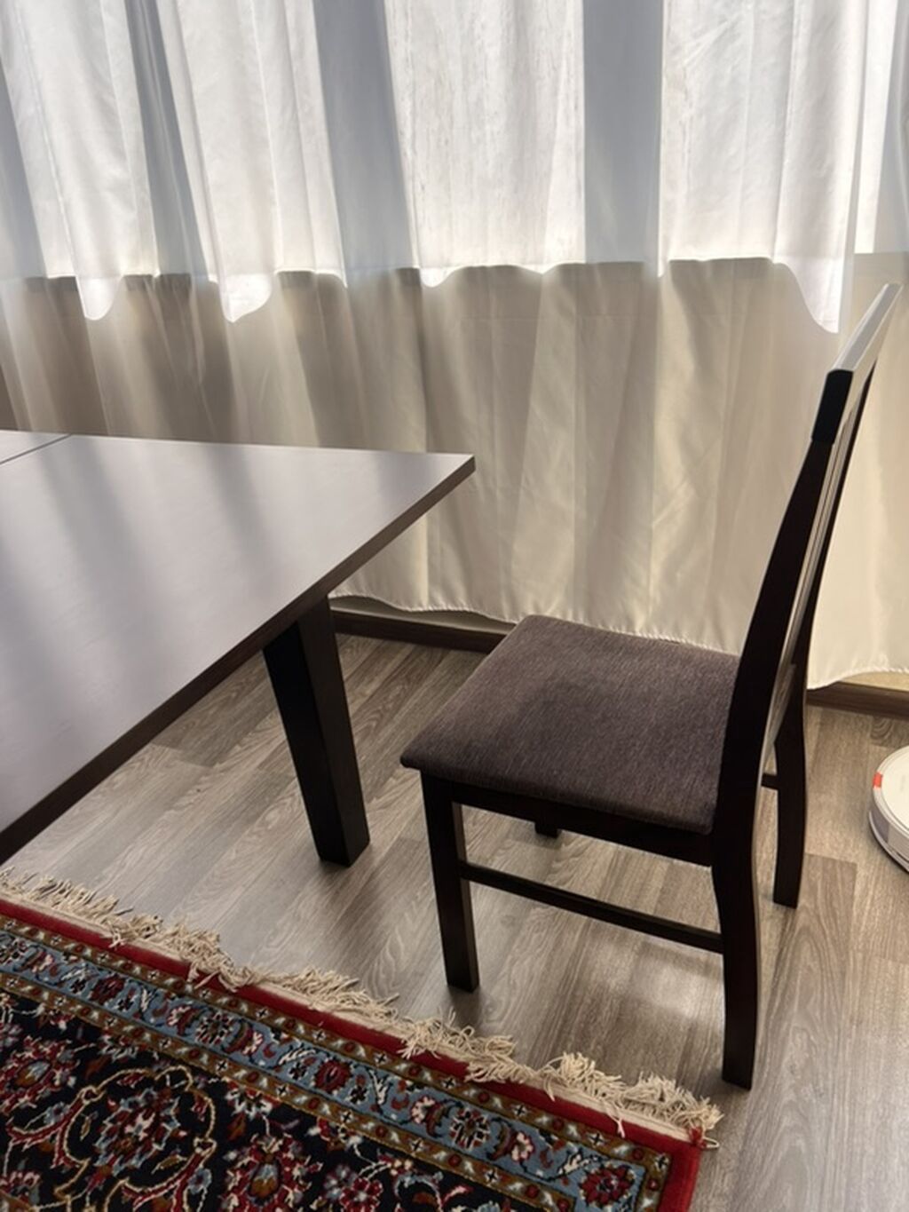 Taxta yemək otağı stulu - Material: möhkəm QOZ ağac karkas, tünd — Stullar, Bakı