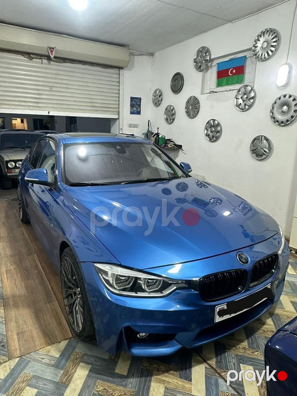 BMW 3 Series Sedan – Estoril Blue, M Paket xarici görünüş 10-AJ-123 — Avtomobillər, Bakı (3)