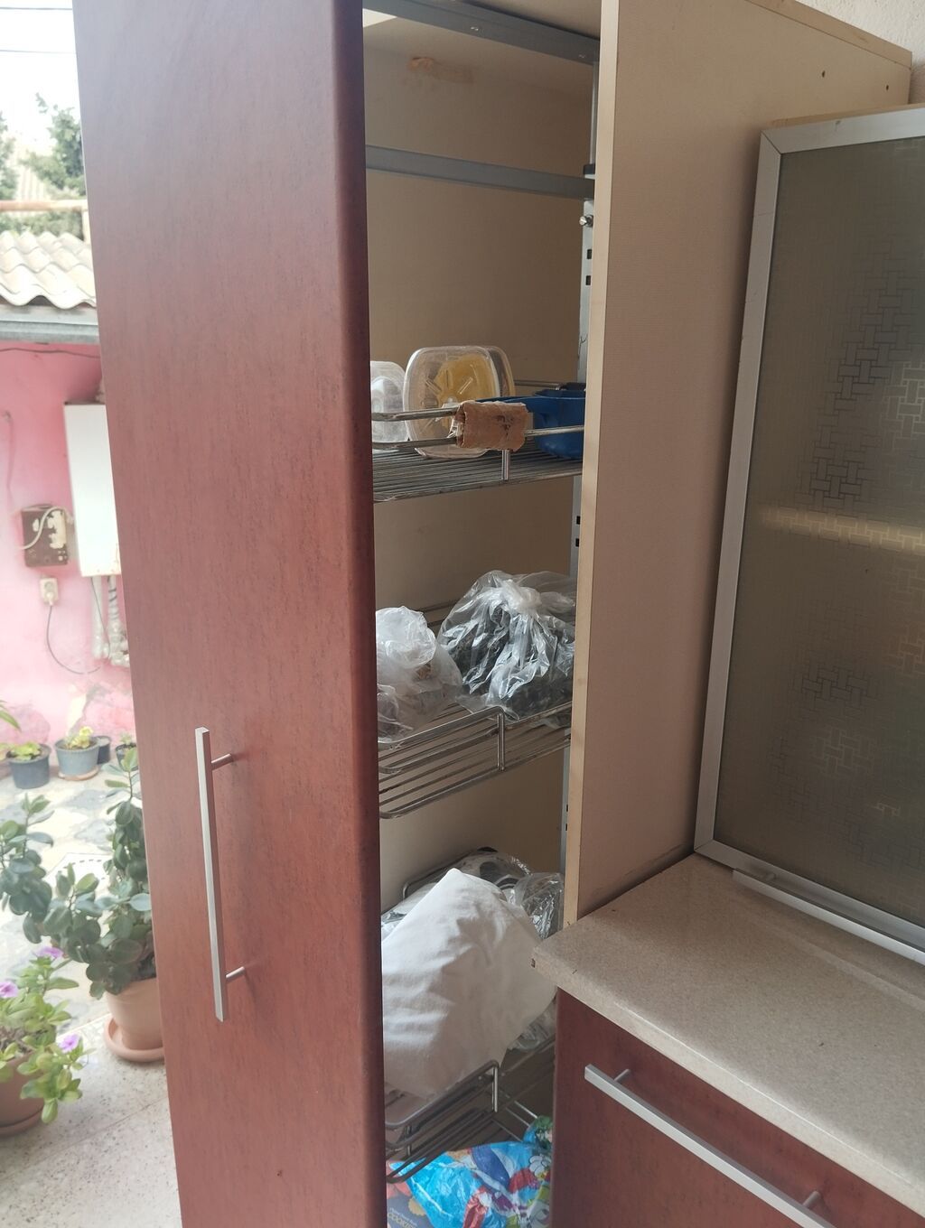 Mətbəx mebeli dəsti - Material: laminat/MDFlam fasadlar, ağ karkas; — Mebel, Digah (6)