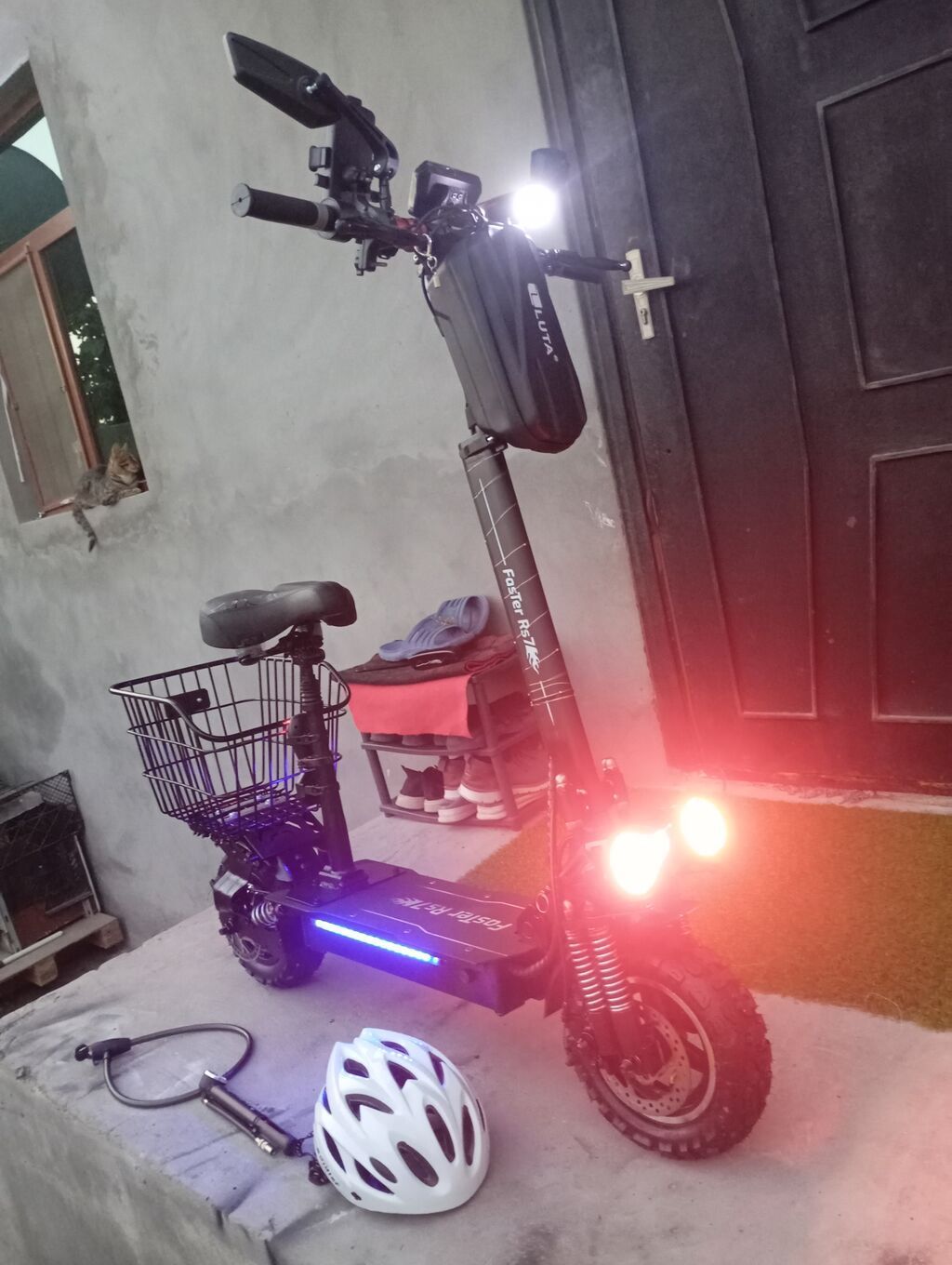 Yeni Skuter FasTer Rs7 Elektrik skuter – şəhər və off-road üçün — Mallar, Bakı (3)