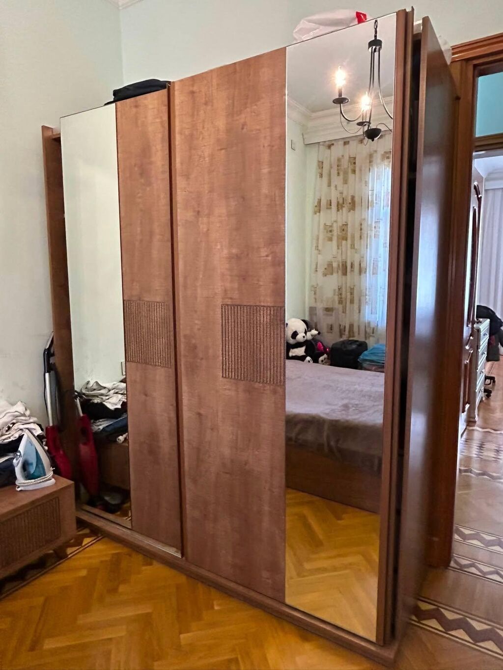 İşlənmiş, 2 qapılı, Təkərli, Qəhvəyi, Taxta, Kupe, Düz dolab — Mebel, Bakı