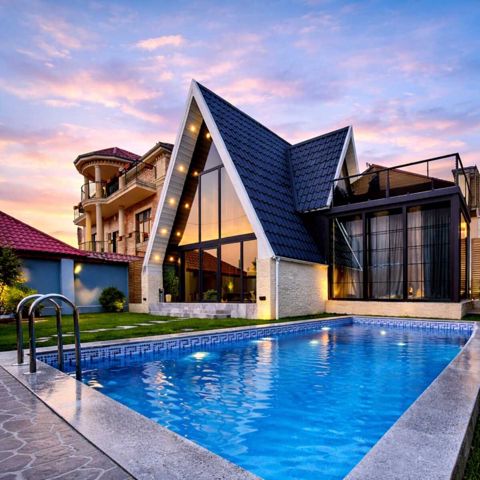 Villa kirayə verilir, Şəki ş.