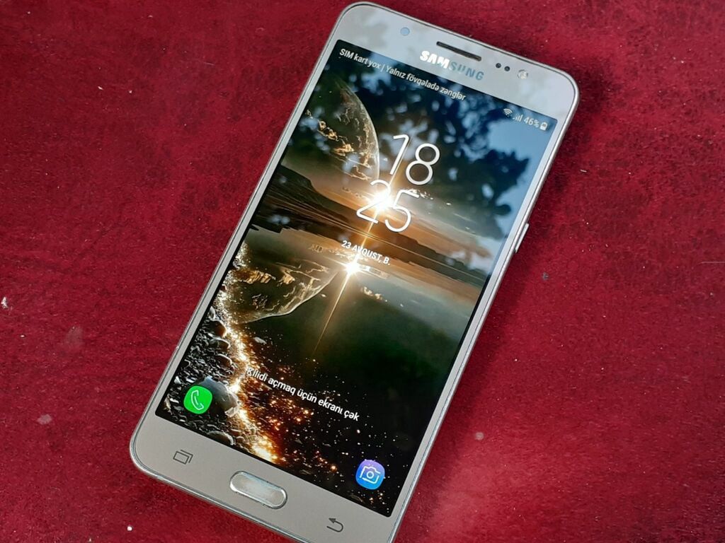 Samsung Galaxy J5 2016, 16 GB, rəng - Qızılı, Zəmanət, Düyməli, Sensor — Samsung, Gəncə (2)