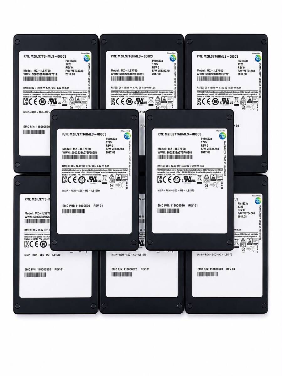 Samsung PM1633a 7.68TB SAS SSD - MZ-ILS7T60 — Elektronika, Bakı