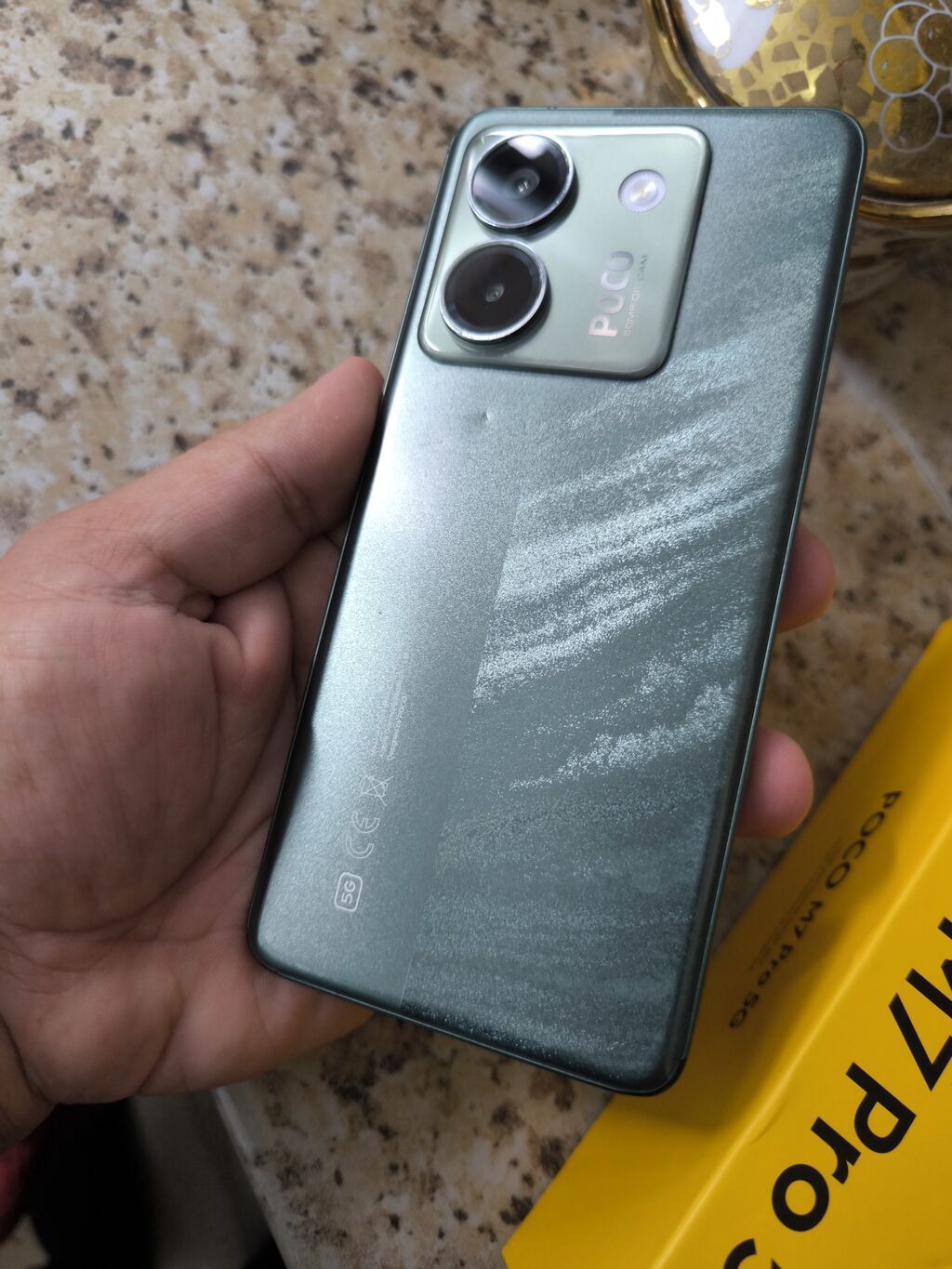Poco M7 Pro 5G, rəng - Mavi, Sensor, Barmaq izi, Simsiz şarj — Elektronika, Bakı (4)