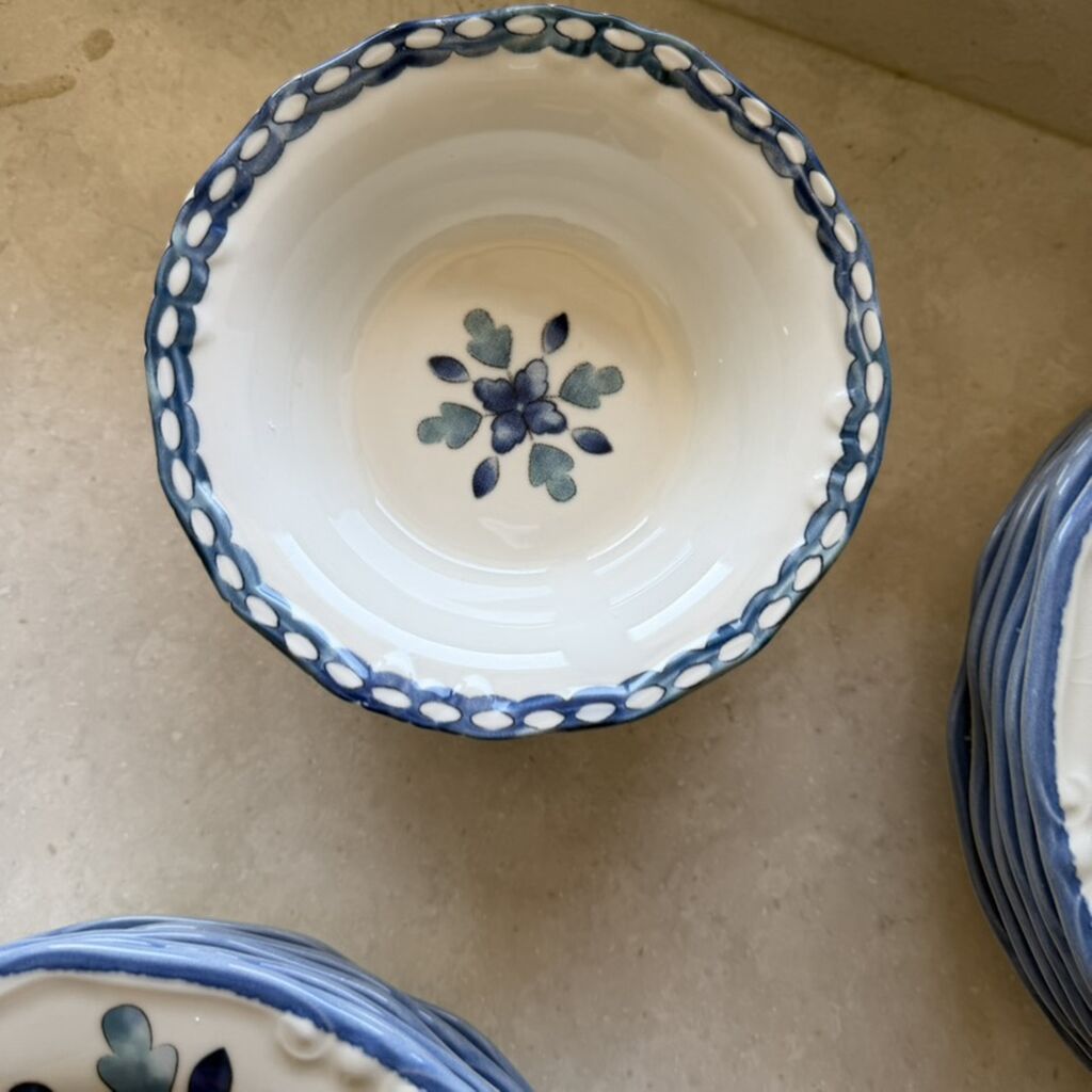 Nahar dəsti, rəng - Mavi, Keramika — Mallar, Bakı (5)
