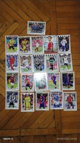 Futbol kolleksiya kartları dəsti Məzmun: - Topps/UEFA tərzində — Ürünler