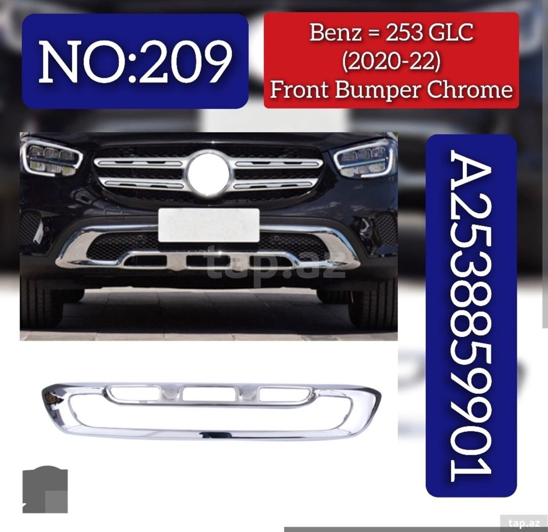 Mercedes W253 bufer nikeli — Ehtiyat hissələri və aksesuarlar, Bakı