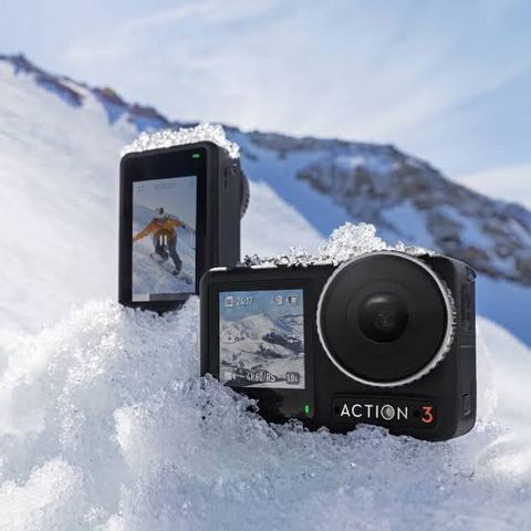 DJI Osmo Action 3 aksiyon kamerası - 4K 60fps videoyazma və yüksək