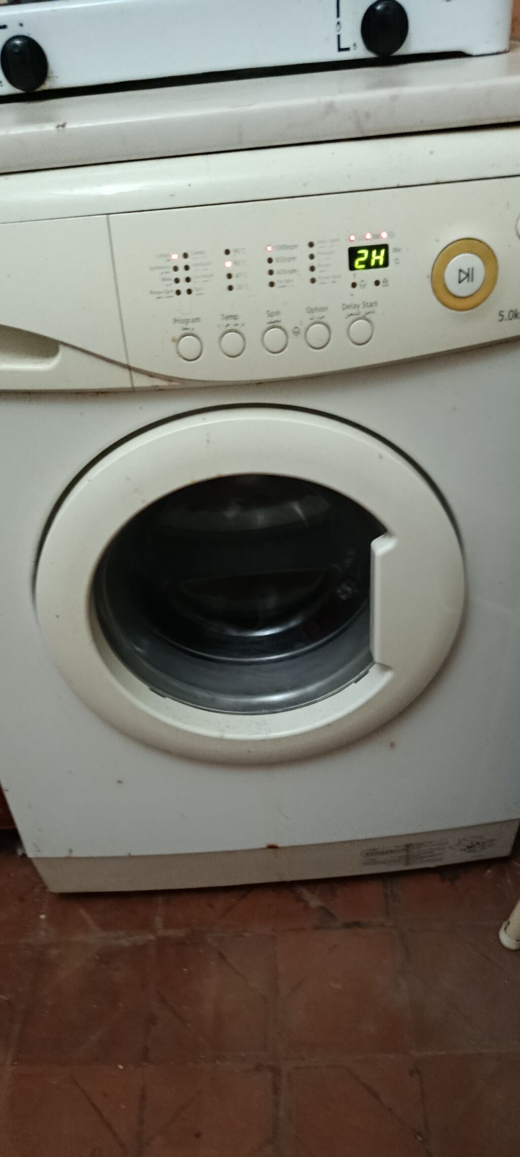 Ön yükləməli paltaryuyan maşın 5 kq