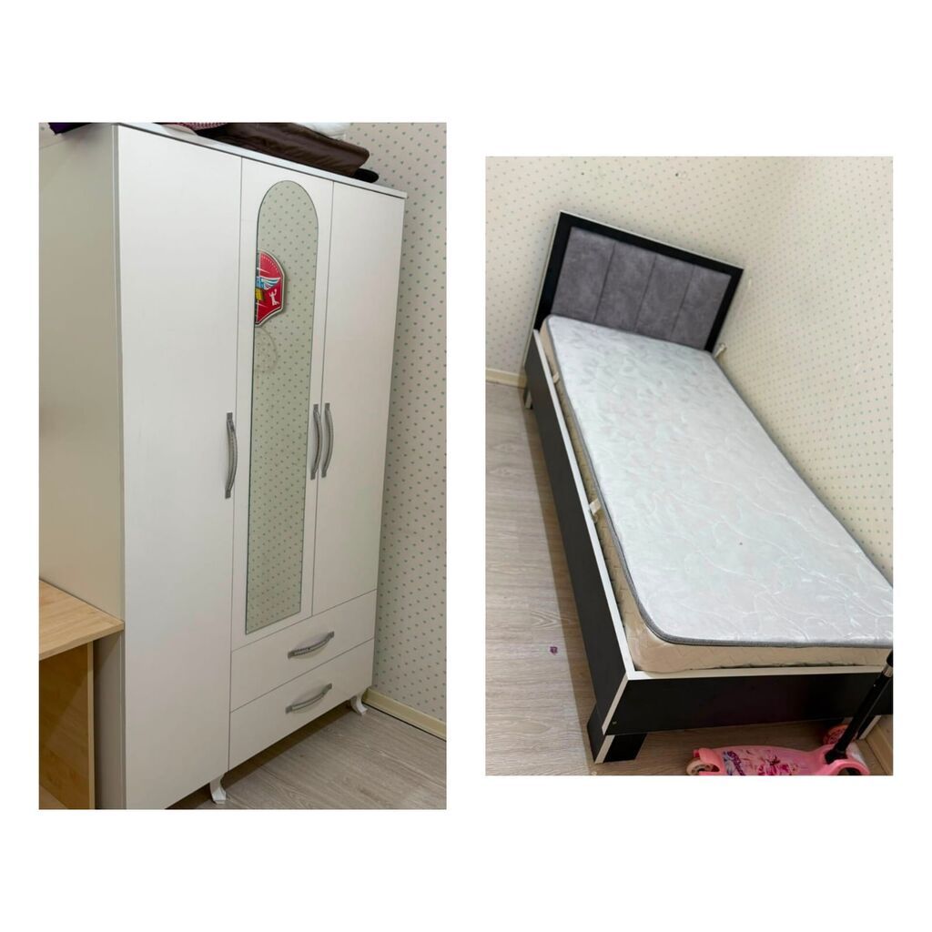 Təknəfərlik çarpayı, Dolab, İşlənmiş — Mebel, Bakı