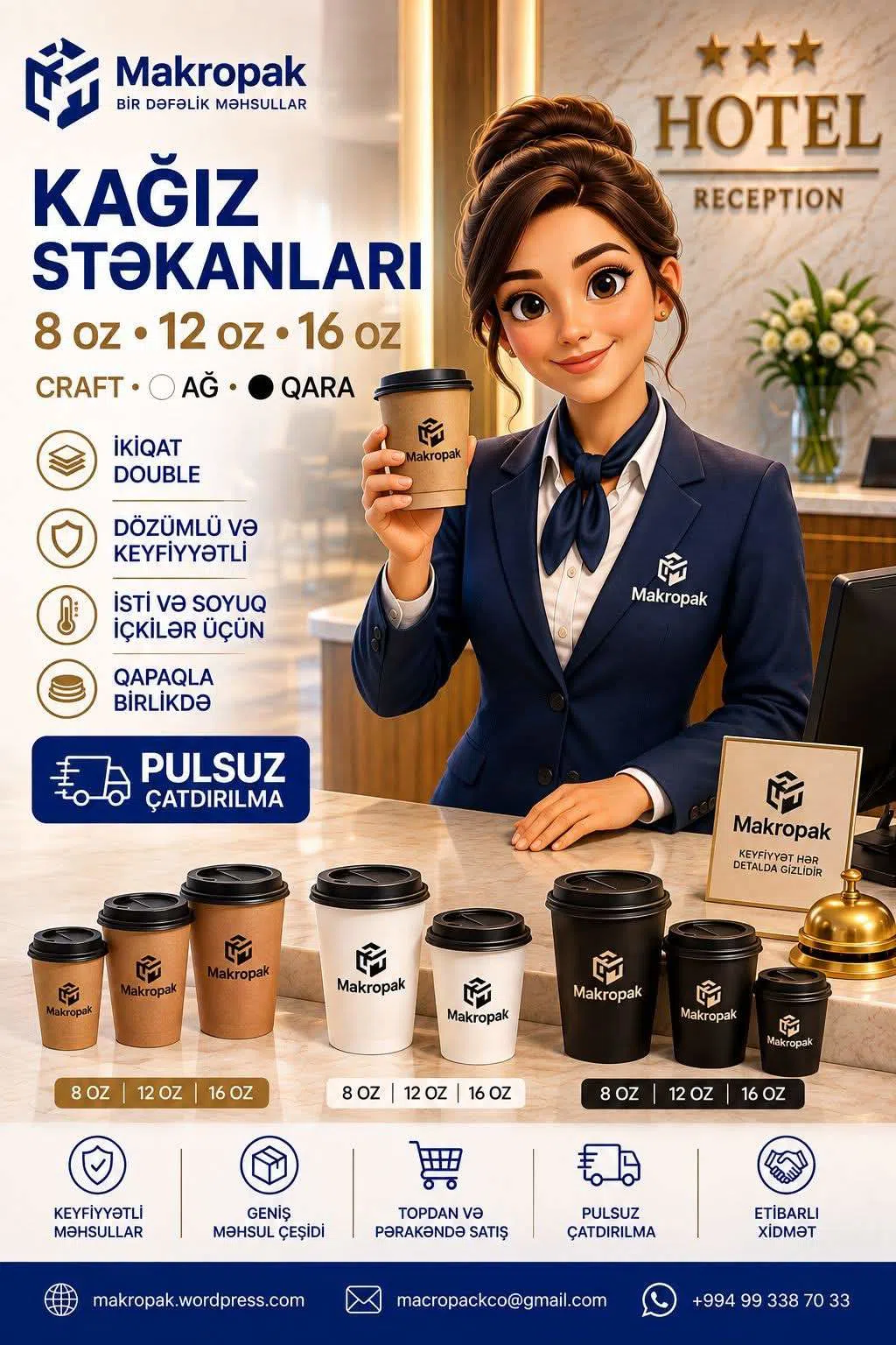 Birdəfəlik stəkanlar — Mallar